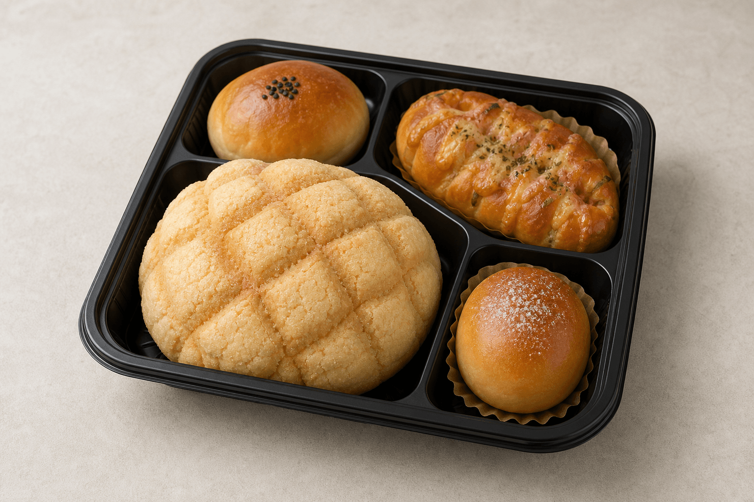 Photorealistic Melon pan P08 food image by VDAMO