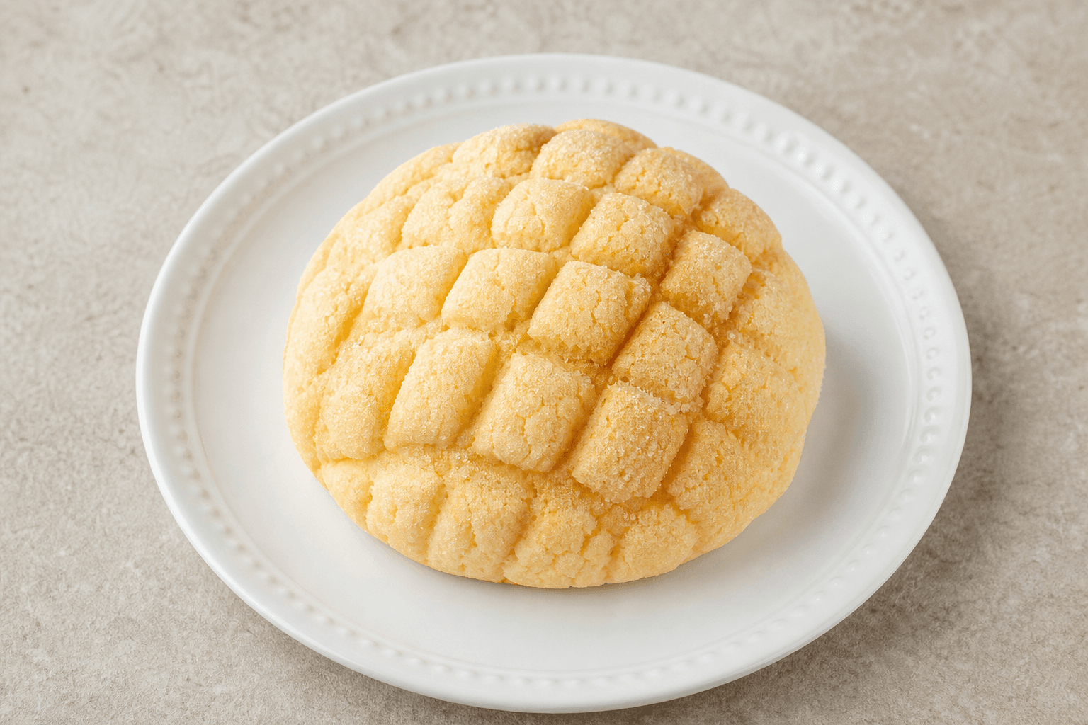 Photorealistic Melon pan P09 food image by VDAMO