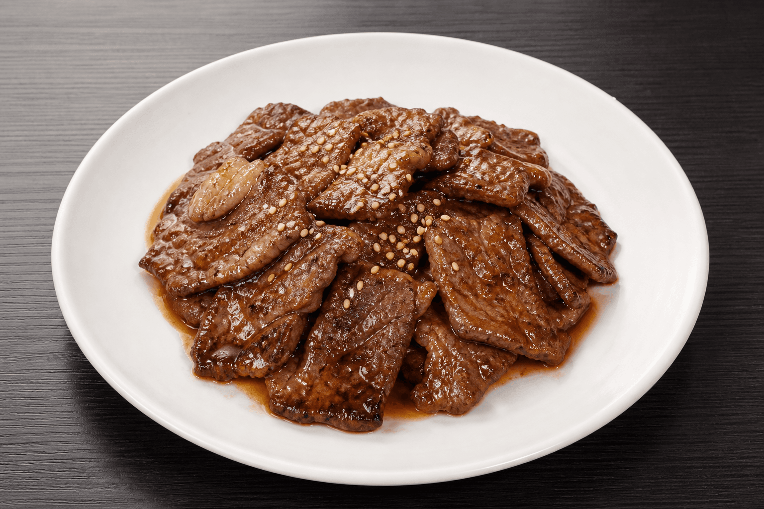 Photorealistic Beef yakiniku style 014 P01 food image by VDAMO