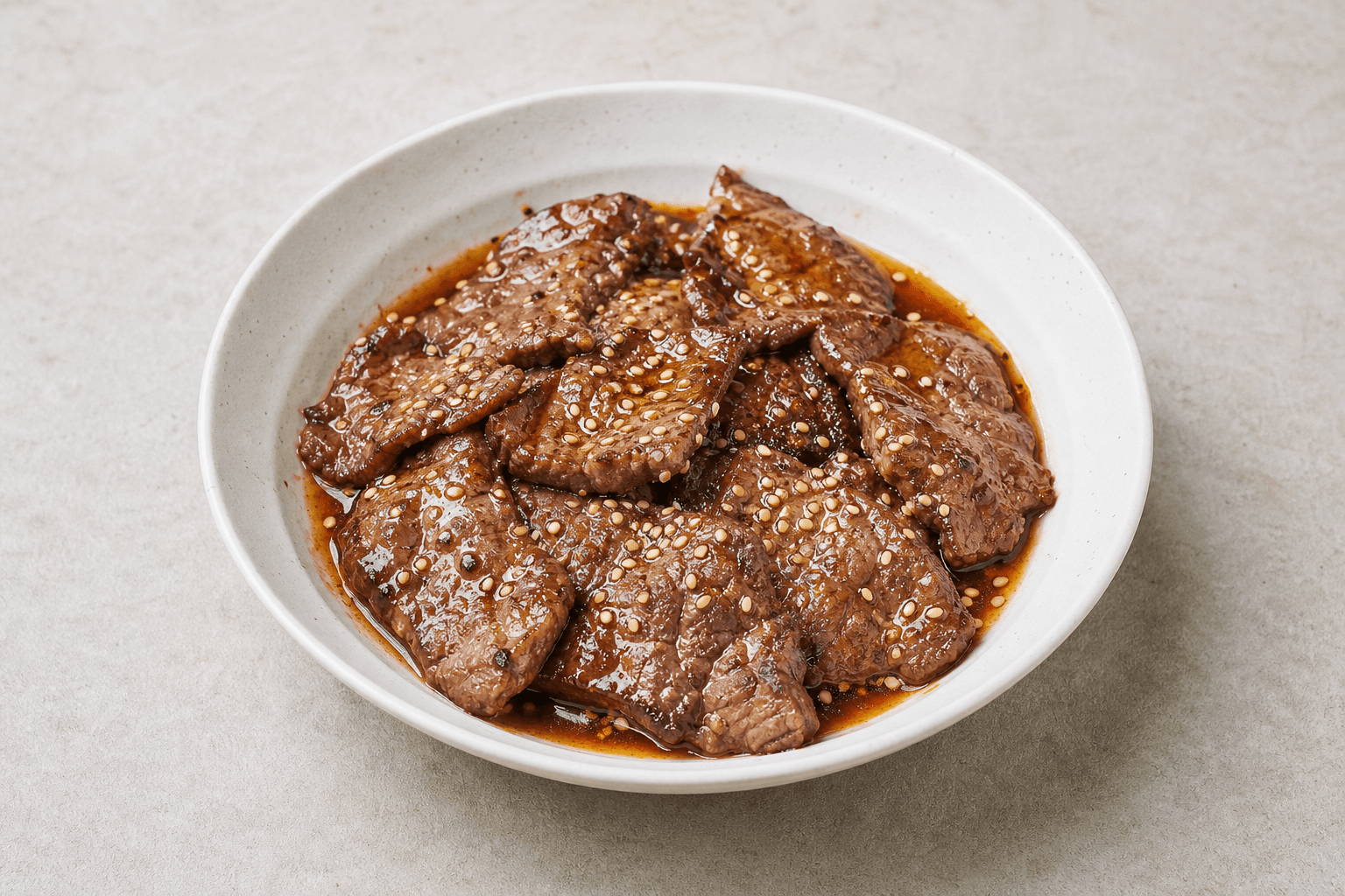 Photorealistic Beef yakiniku style 014 P04 food image by VDAMO