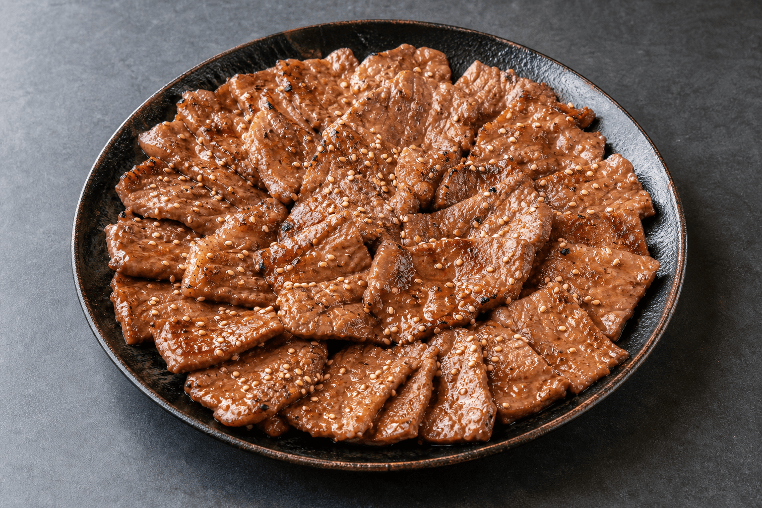 Photorealistic Beef yakiniku style 038 P10 food image by VDAMO