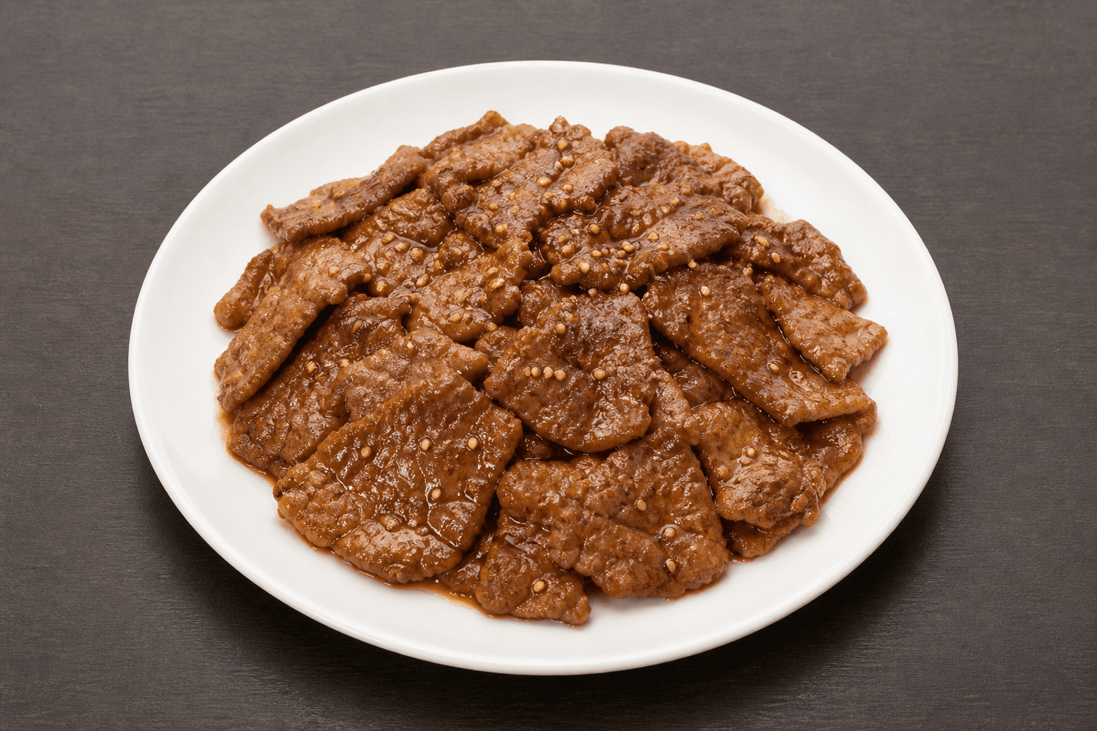 Photorealistic Beef yakiniku style 110 P01 food image by VDAMO