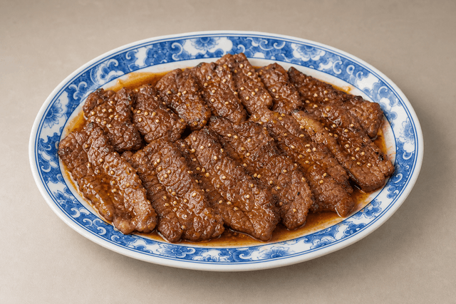 VDAMO 음식 이미지: Beef yakiniku style 122 menu-main p03