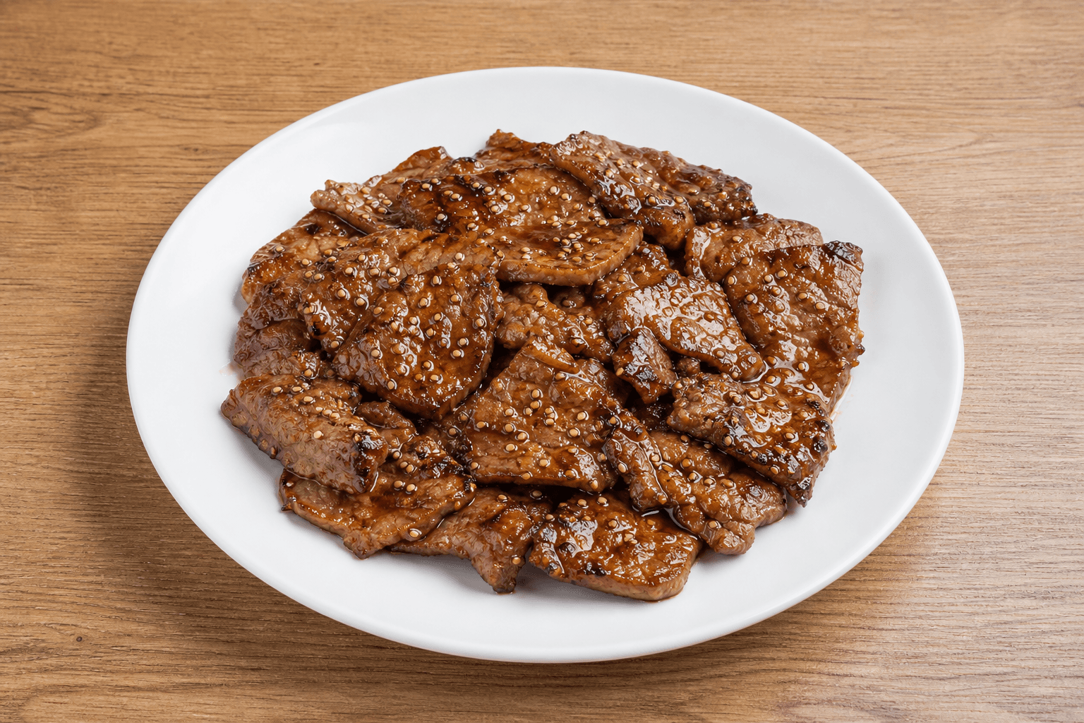 Photorealistic Beef yakiniku style 146 P01 food image by VDAMO