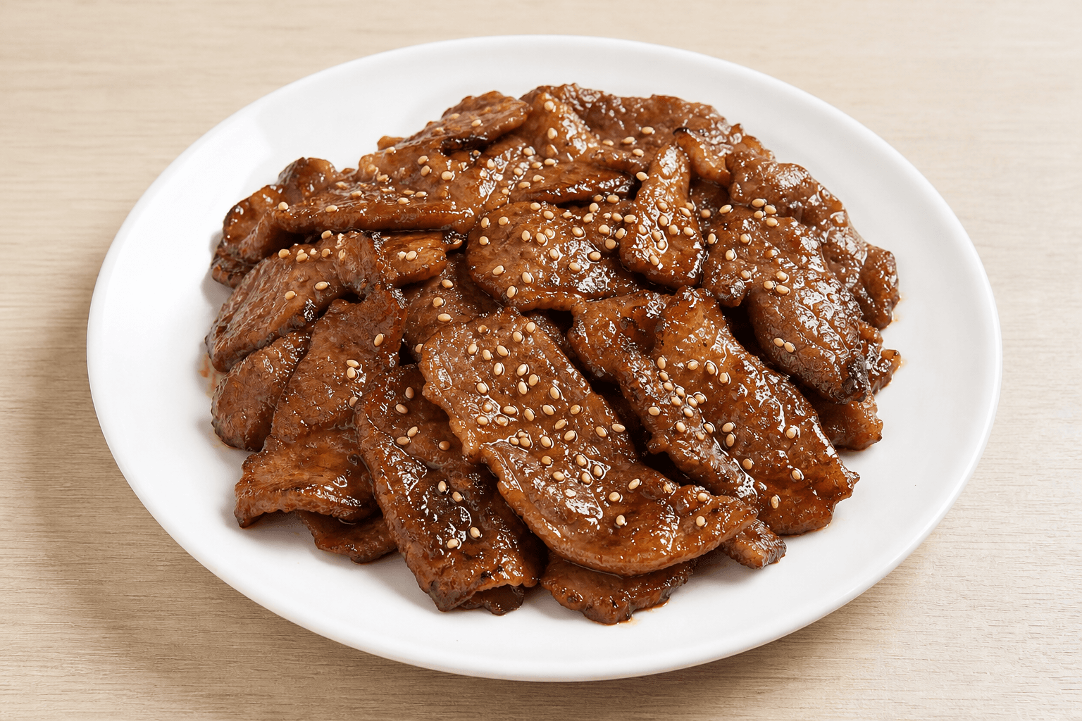 Photorealistic Beef yakiniku style 158 P01 food image by VDAMO