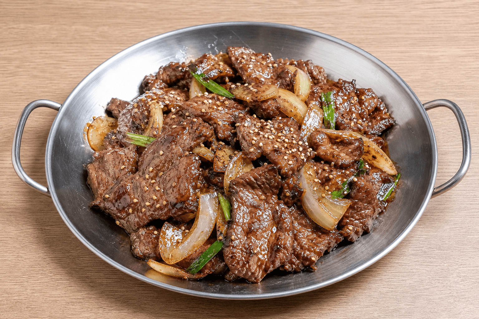 Photorealistic Beef yakiniku style 158 P05 food image by VDAMO