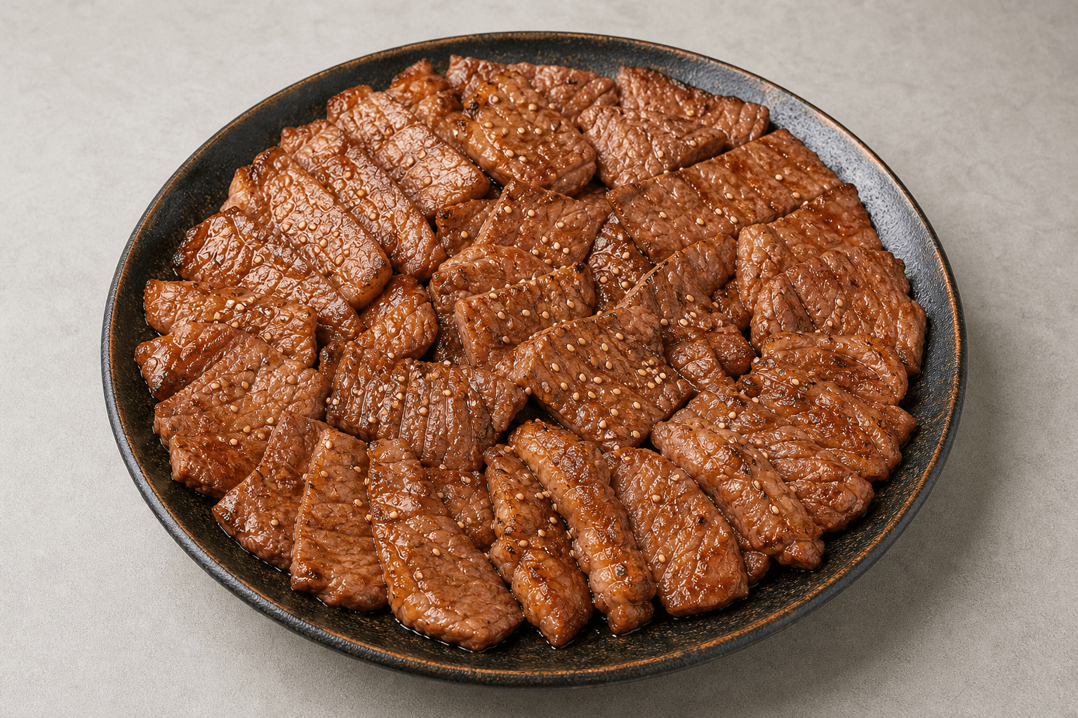 Photorealistic Beef yakiniku style 158 P10 food image by VDAMO