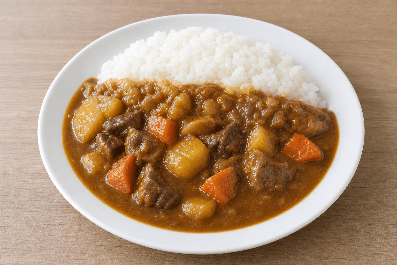 VDAMO food-afbeelding: Japanse curry met rijst P01
