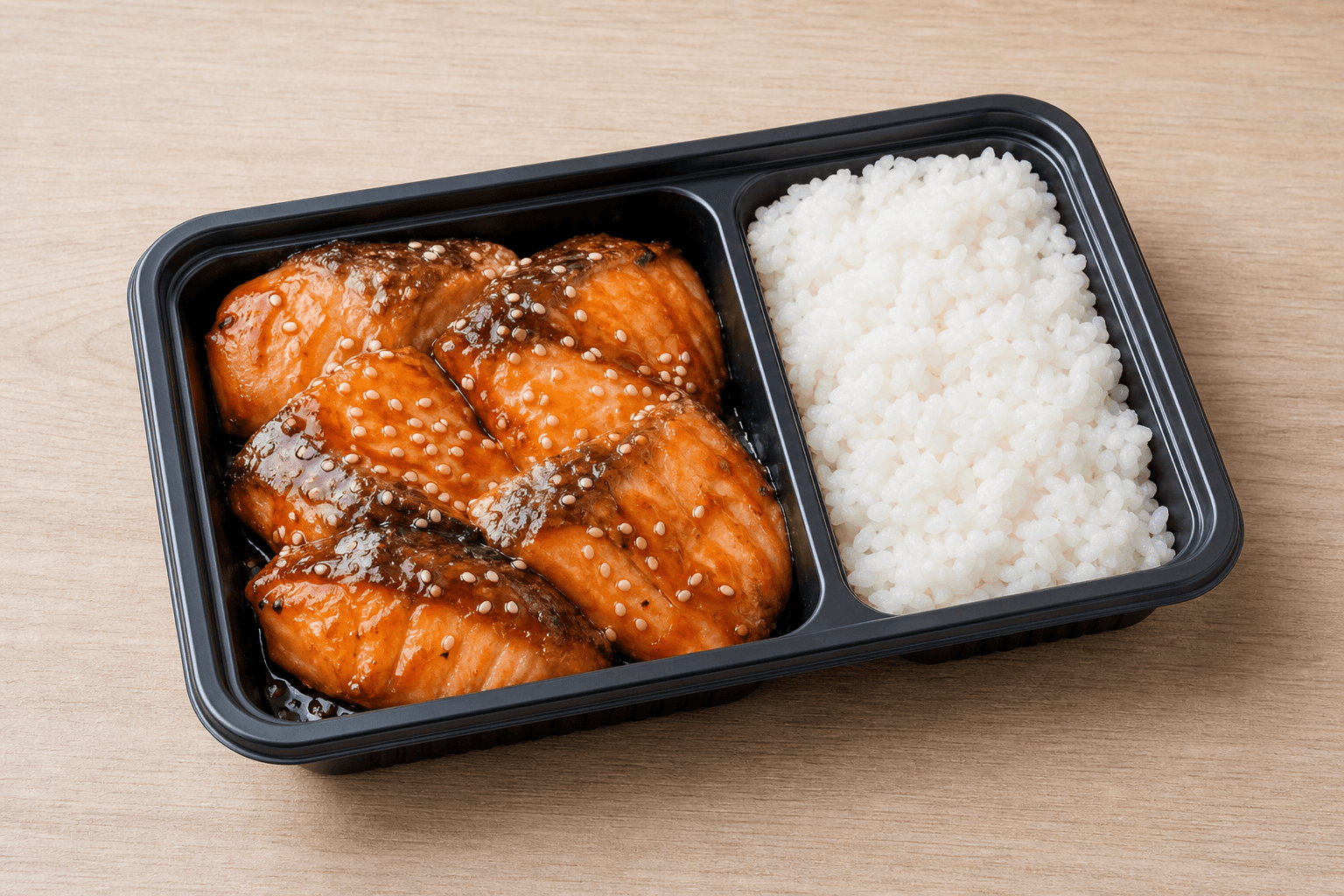 Photorealistic Salmon teriyaki menu-main p06 food image by VDAMO