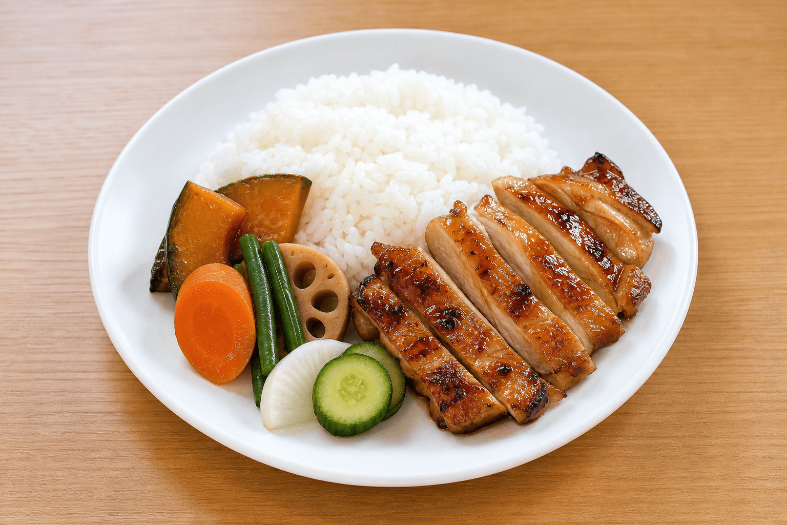 Photorealistic Japanese daily bento 059 P01 food image by VDAMO