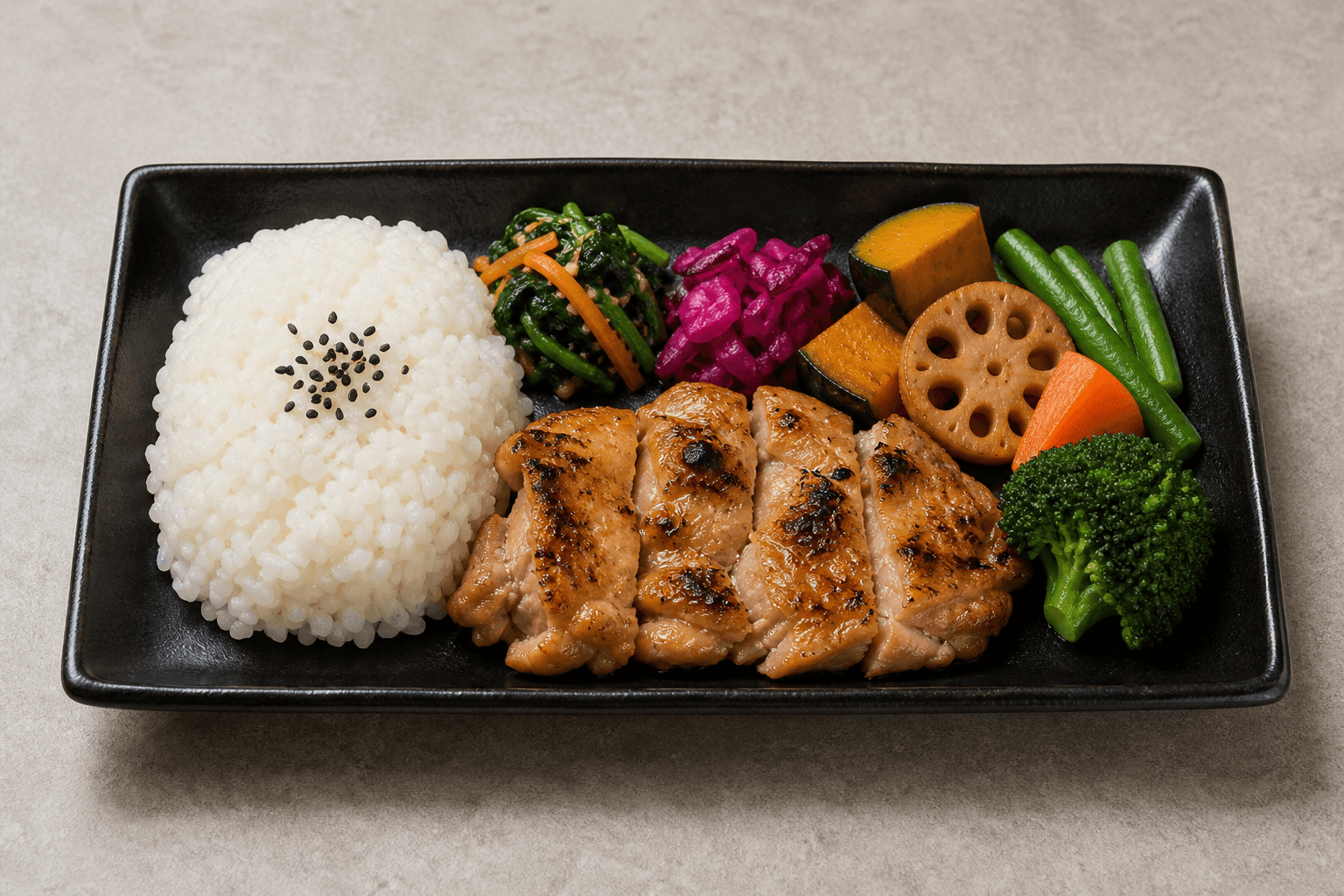 Photorealistic Japanese daily bento 059 P02 food image by VDAMO