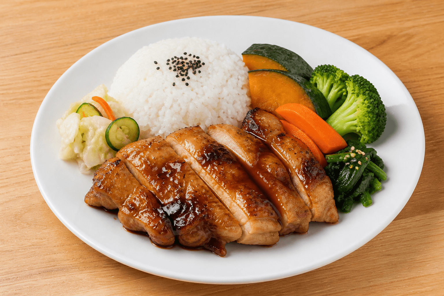 Photorealistic Japanese daily bento 075 P01 food image by VDAMO