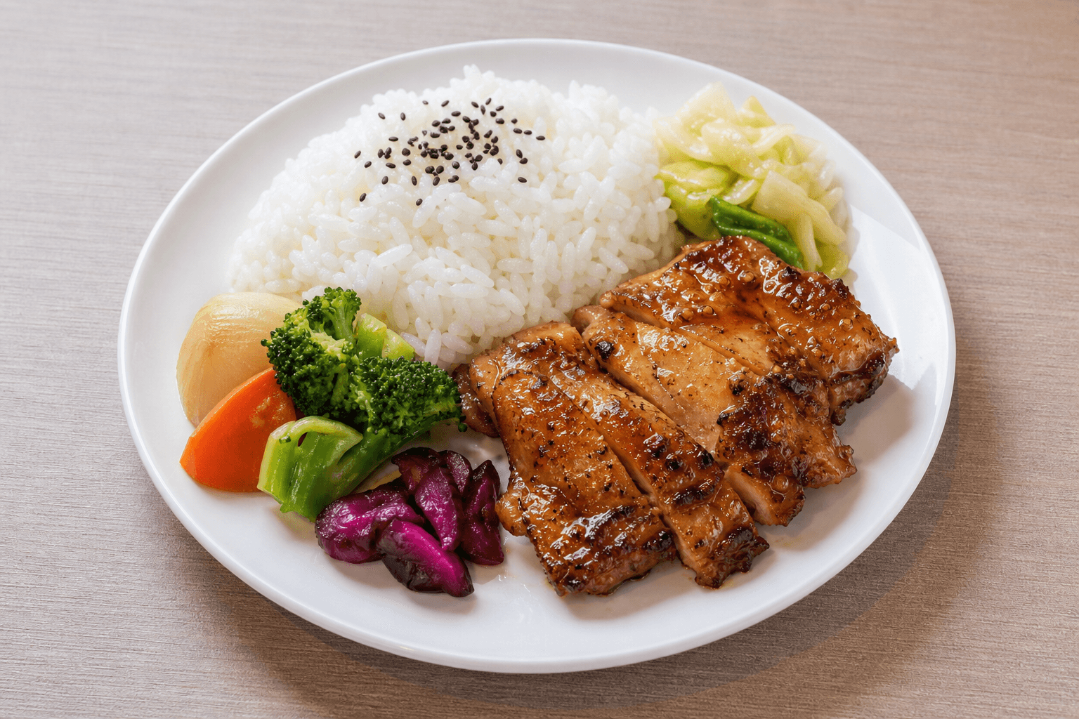 Photorealistic Japanese daily bento 091 P01 food image by VDAMO
