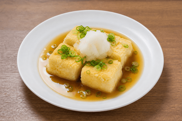 VDAMO food-afbeelding: Agedashi tofu menu-main p01