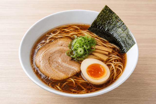 Photorealistic Shoyu ramen menu-main p09 food image by VDAMO