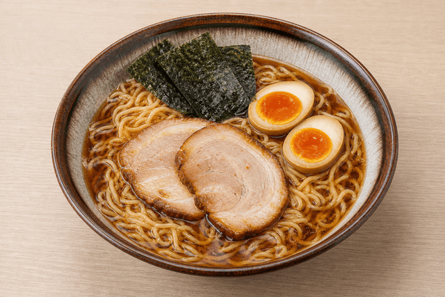 Photorealistic Shoyu ramen menu-main p10 food image by VDAMO
