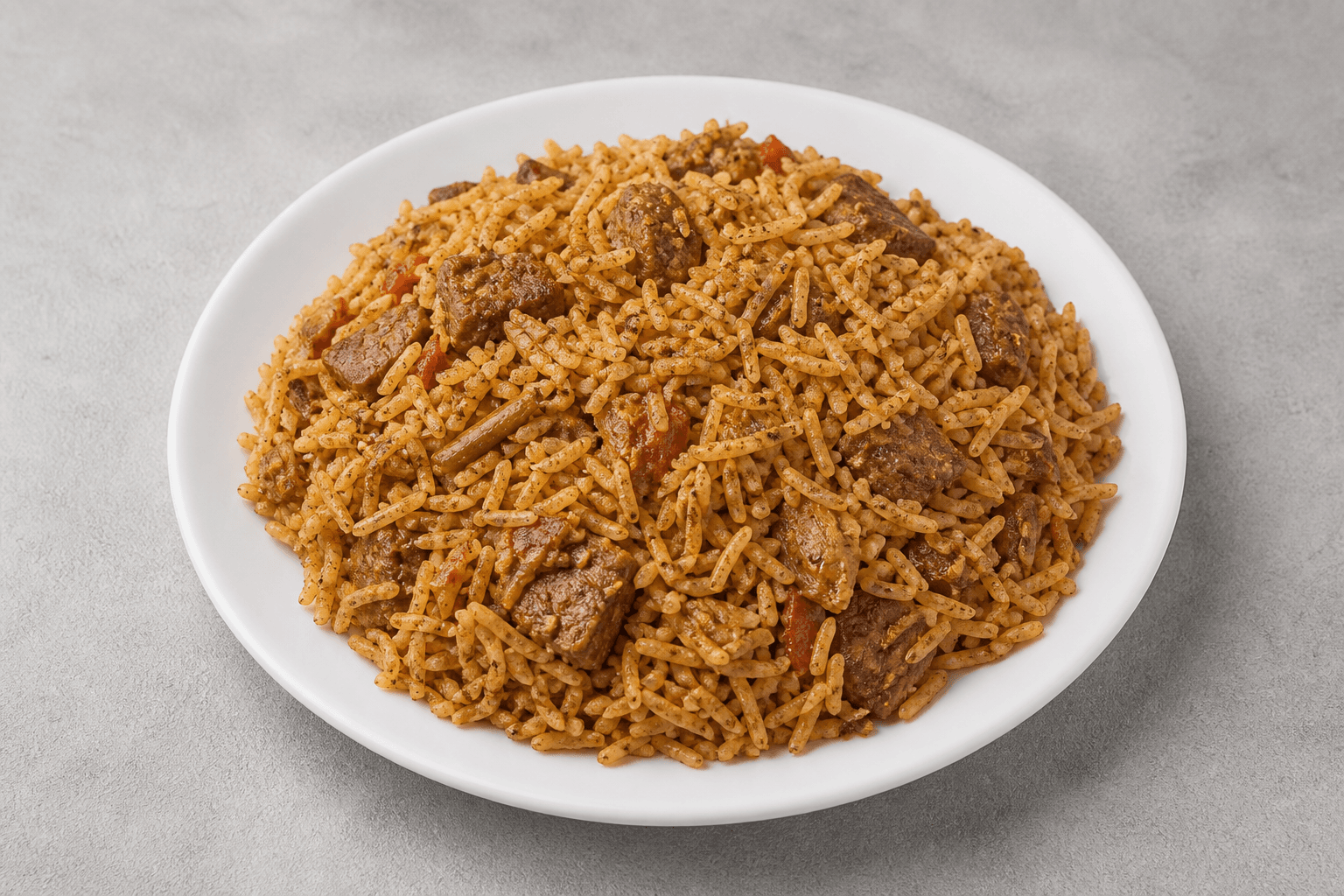 Photorealistic Kenyan pilau menu-main p02 food image by VDAMO