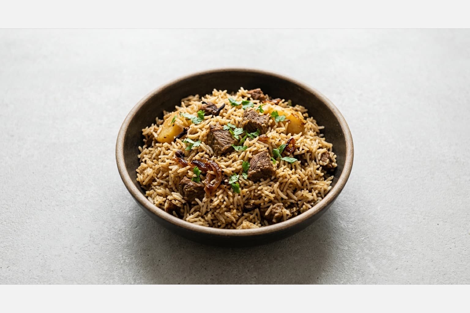 Photorealistic Pilau rice menu-main p03 food image by VDAMO