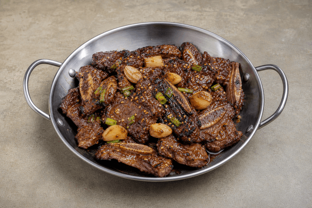 Photorealistic Korean galbi menu-main p05 food image by VDAMO