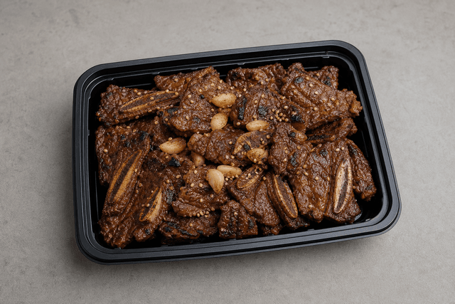 Photorealistic Korean galbi menu-main p06 food image by VDAMO