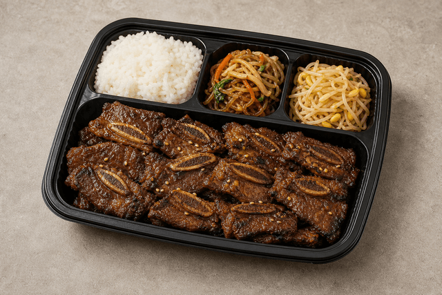 Photorealistic Korean galbi menu-main p08 food image by VDAMO