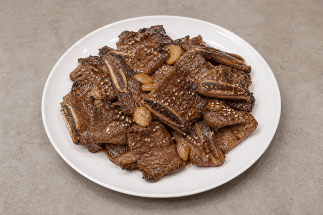 Photorealistic Korean galbi menu-main p09 food image by VDAMO