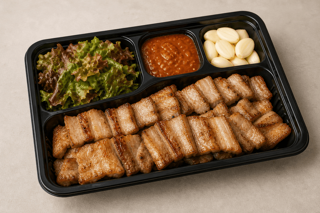 Photorealistic 韩式五花肉 menu-main p08 food image by VDAMO