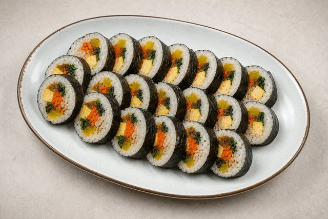 Photorealistic Kimbap menu-main p03 food image by VDAMO