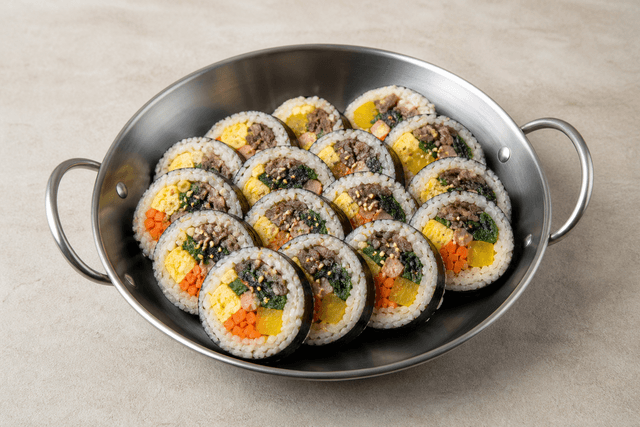 Photorealistic Kimbap menu-main p05 food image by VDAMO