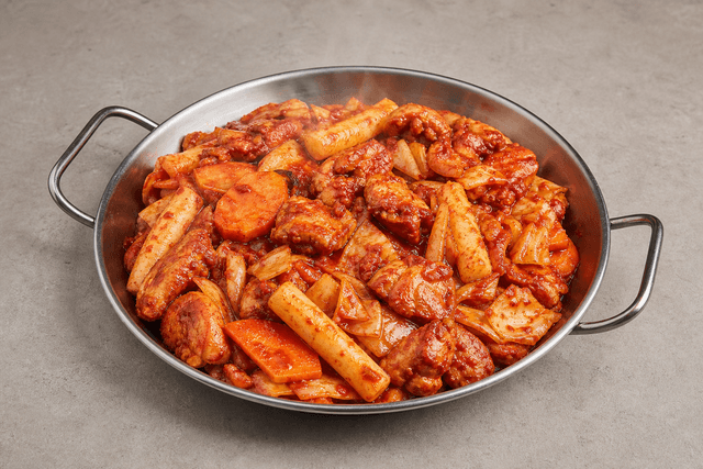 Photorealistic 韩式辣炒鸡排 menu-main p05 food image by VDAMO