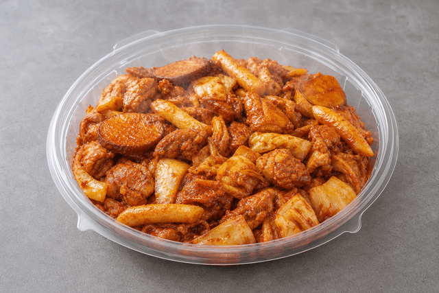 Photorealistic 韩式辣炒鸡排 menu-main p07 food image by VDAMO