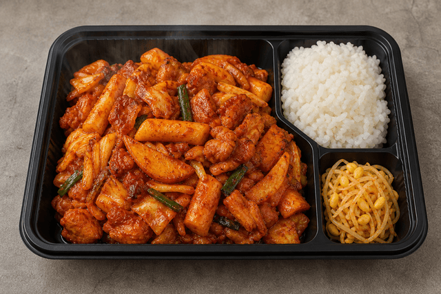 Photorealistic 韩式辣炒鸡排 menu-main p08 food image by VDAMO