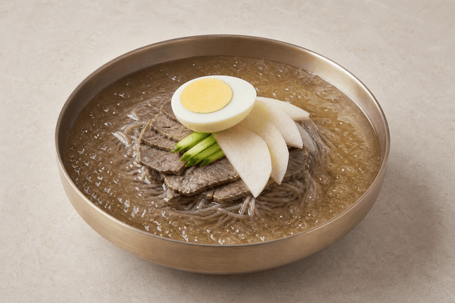 Photorealistic Naengmyeon menu-main p10 food image by VDAMO