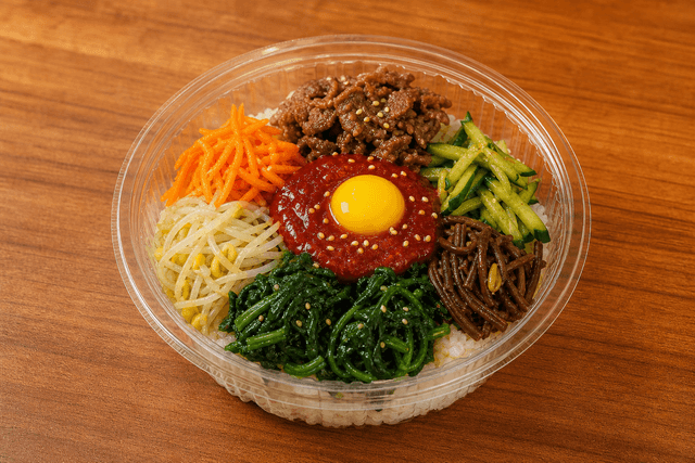 Photorealistic Korean bibimbap menu-main p07 food image by VDAMO