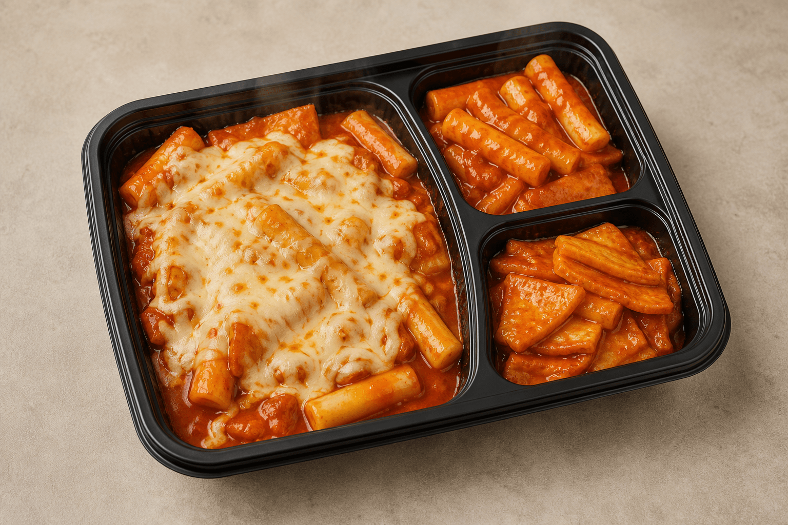 Photorealistic Cheese tteokbokki style 051 P08 food image by VDAMO