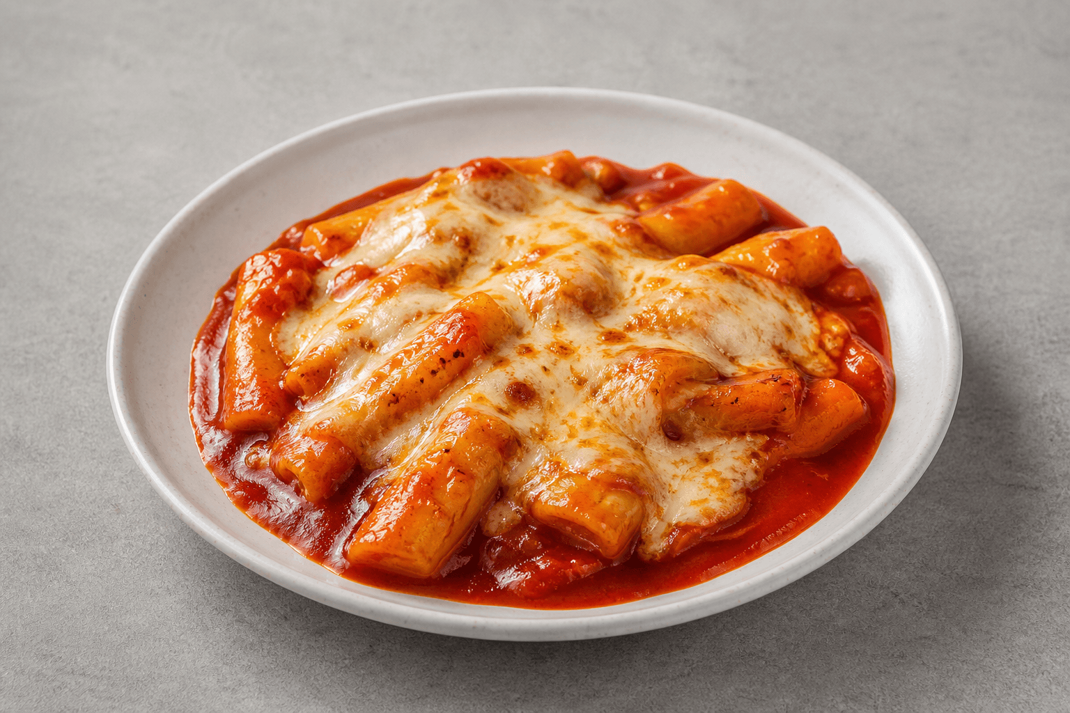 Photorealistic Cheese tteokbokki style 051 P09 food image by VDAMO