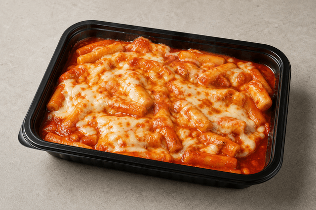 Photorealistic Cheese tteokbokki style 087 P06 food image by VDAMO