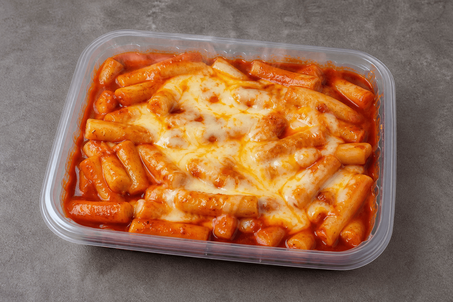 Photorealistic Cheese tteokbokki style 123 P07 food image by VDAMO