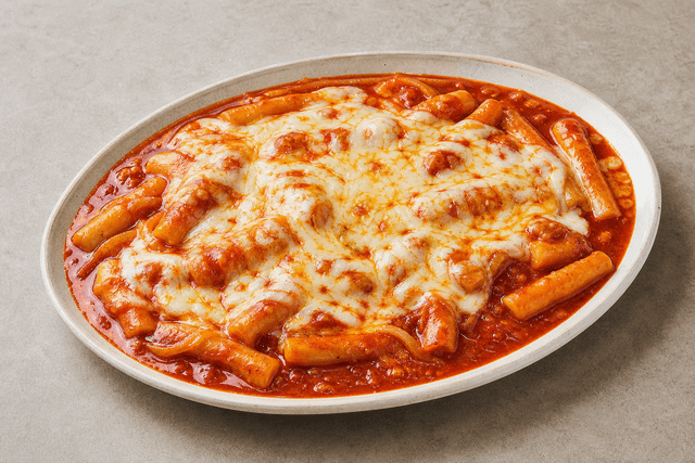 VDAMO food-afbeelding: Tteokbokki met kaas 135 P03