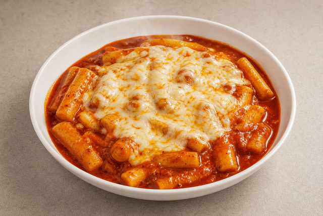 VDAMO food-afbeelding: Tteokbokki met kaas 135 P04