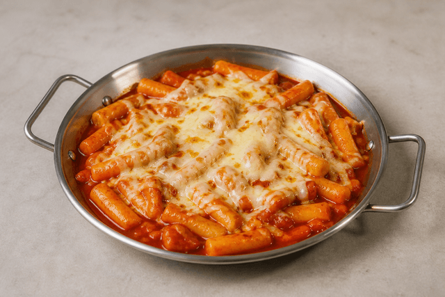 VDAMO food-afbeelding: Tteokbokki met kaas 135 P05