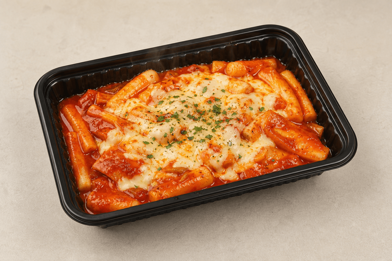 Photorealistic Cheese tteokbokki style 159 P06 food image by VDAMO