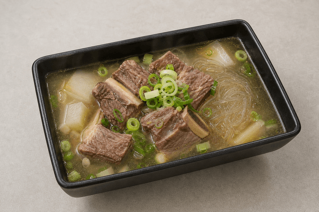 Photorealistic ซุปซี่โครงเนื้อเกาหลี menu-main p02 food image by VDAMO
