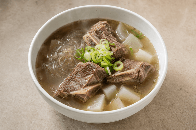 Photorealistic ซุปซี่โครงเนื้อเกาหลี menu-main p04 food image by VDAMO