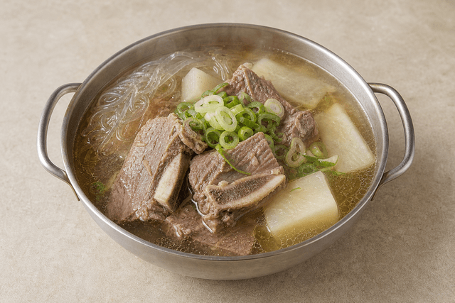 Photorealistic ซุปซี่โครงเนื้อเกาหลี menu-main p05 food image by VDAMO