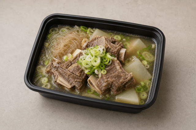 Photorealistic ซุปซี่โครงเนื้อเกาหลี menu-main p06 food image by VDAMO
