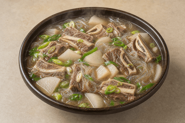 Photorealistic ซุปซี่โครงเนื้อเกาหลี menu-main p10 food image by VDAMO