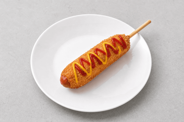 Photorealistic 韩式热狗棒 menu-main p02 food image by VDAMO
