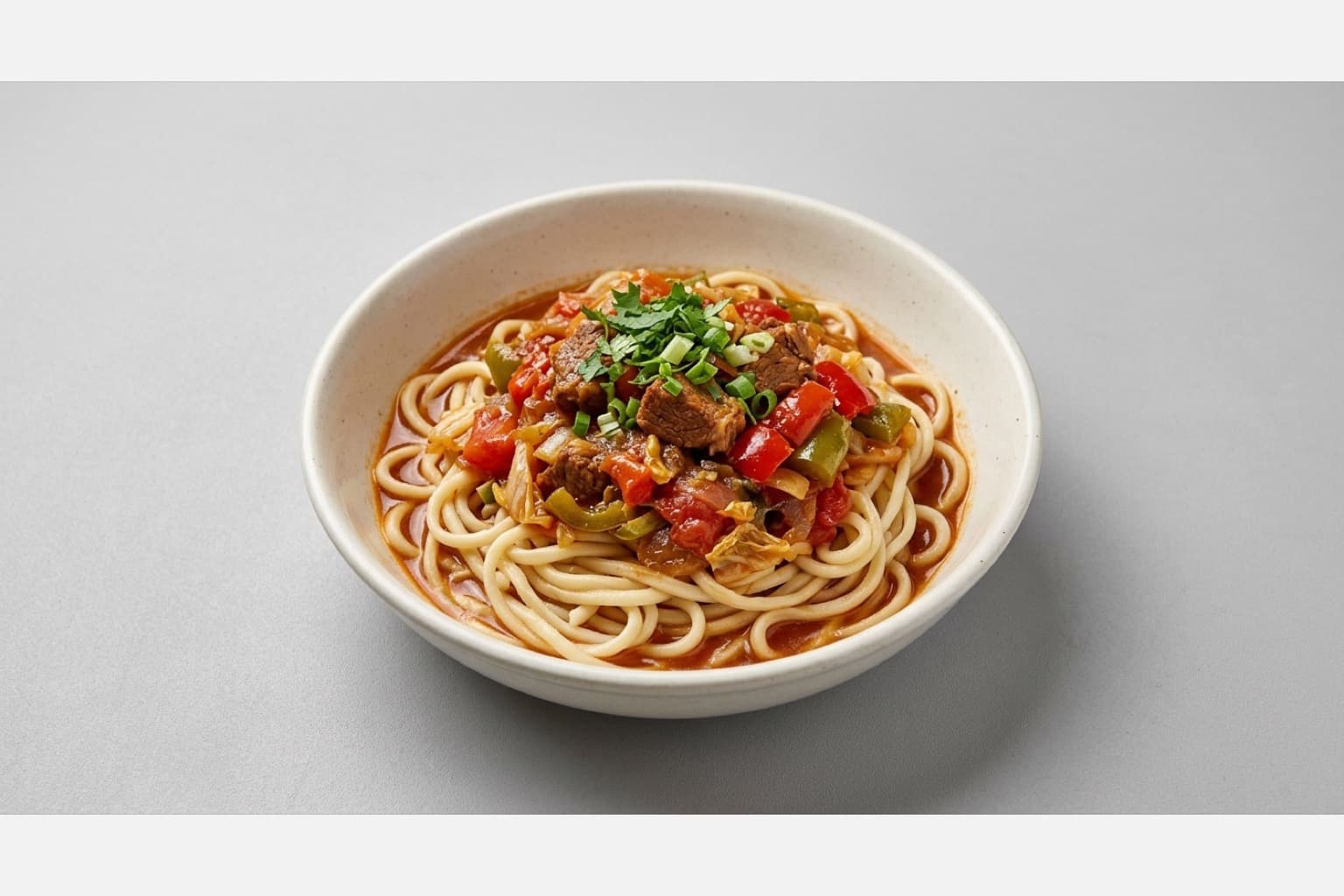 Photorealistic Central Asian lagman menu-main p08 food image by VDAMO