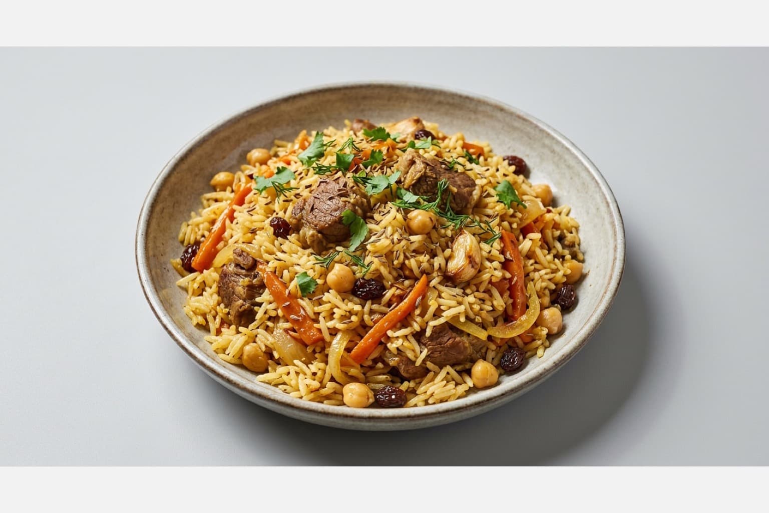 Photorealistic Kazakh plov menu-main p04 food image by VDAMO